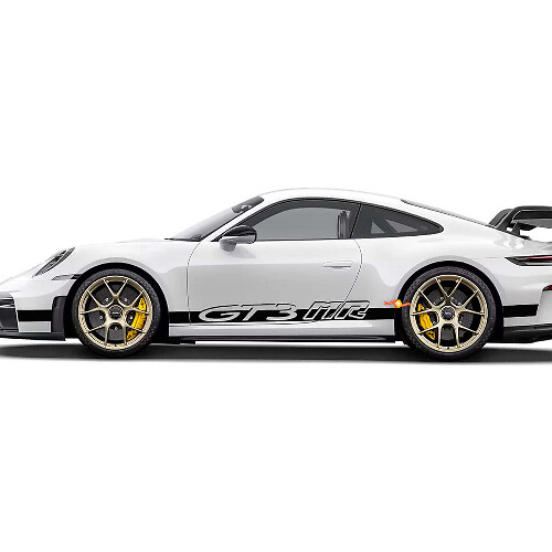 GT3 MR Stil Seitenstreifen Vinyl Aufkleber Set für Porsche 911 991 GT3 RS