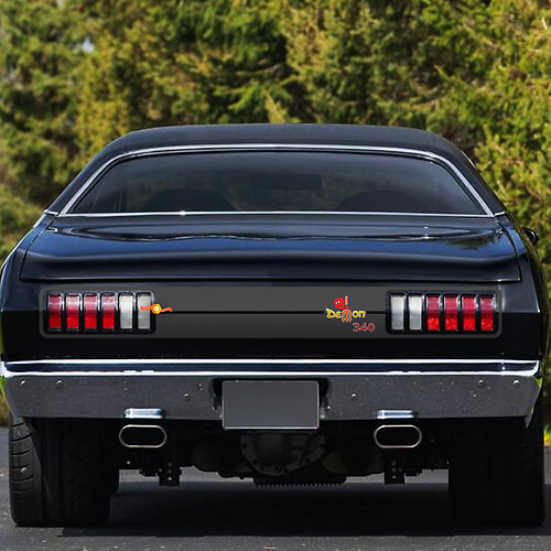 Dodge Demon 340 1971–72 Side Fender Logo Vinyl Aufkleber Grafikaufkleber
