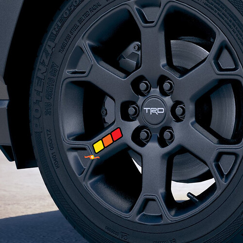 Toyota Vintage Retro Heritage Wheels Aufkleber Aufkleber Grafiken für Toyota
