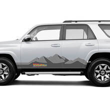 Zurück zu den Bergen Seiten Vinyl Aufkleber Set für Toyota 4Runner_2