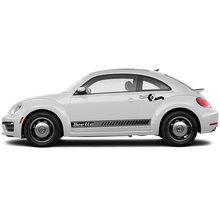 Volkswagen Beetle Seitentüren Rocker Panel Vinyl Streifen Aufkleber Aufkleber 9
 2
