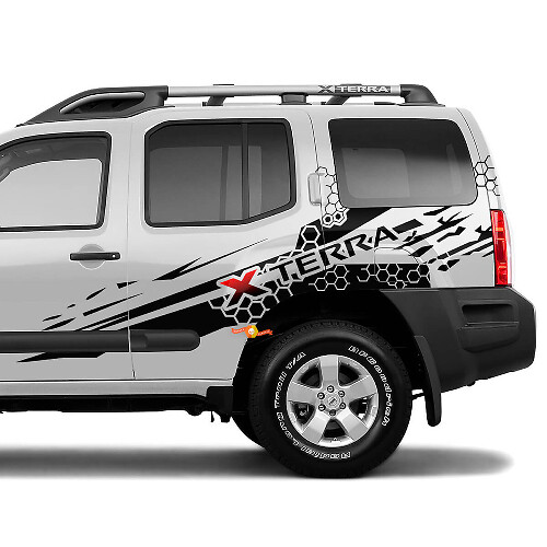 Seitliche Nissan Xterra Splash Graphics Vinyl-Aufkleber
