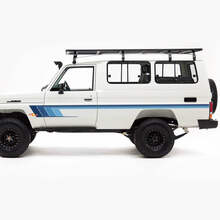 Retro Side Classic Stripes Decal Kit für Toyota Land Cruiser J75 Serie
 2