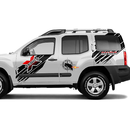 Seite Nissan Xterra Nismo Off Road Splash Graphics Vinyl Aufkleber Aufkleber
