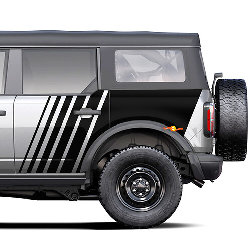 Strobe Fading Graphics Seitenaufkleber für Ford Bronco
