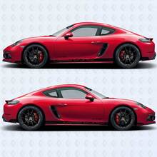 Porsche Cayman GTS 4.0 Seitenstreifen Kit -Aufkleber Aufkleber
 2