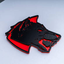 Wolf Head 3D Kotflügel-Heckklappen-Abzeichen Emblem_3