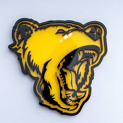 Bär Grizzly 3D Abzeichen Fender Heckklappe Abzeichen Emblem
