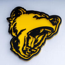 Bär Grizzly 3D Abzeichen Fender Heckklappe Abzeichen Emblem
 4