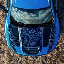 Dinosaur Skin Style Motorhauben- und hintere Seiten-Vinylaufkleber-Set für Dodge Ram_2