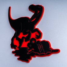Wolf 3D Abzeichen Kotflügel Heckklappe Abzeichen Emblem
 3