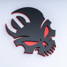 Totenkopf Mopar 3D Abzeichen Kotflügel Heckklappe Abzeichen Emblem
 2