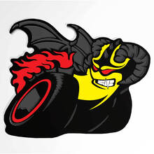 Demon Pack Fender Tailgate Badge Emblem für Dodge Charger Challenger
 2