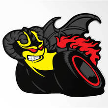 Demon Pack Fender Tailgate Badge Emblem für Dodge Charger Challenger
 3