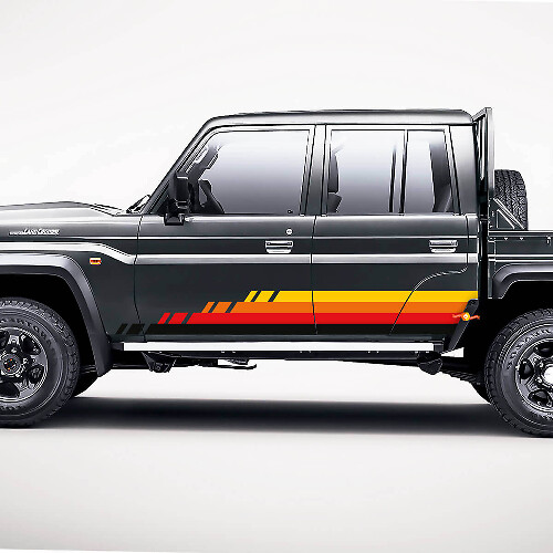 Leiterstreifen Retro Tür Seitenaufkleber Set Aufkleber Für Toyota