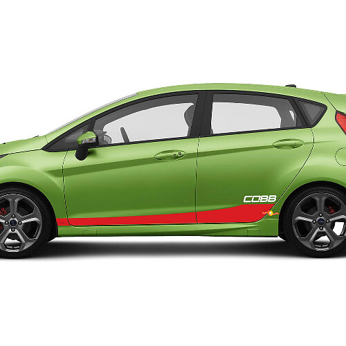 COBB Graphics Streifen Seiten-Vinylaufkleber für Ford Fiesta