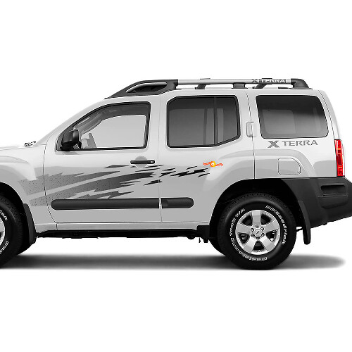 Seite Nissan Xterra Splash Gradient Graphics Vinyl Aufkleber Aufkleber
