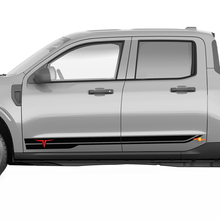 Paar Ford Maverick Rocker Panel Logo Maverick Aufkleber Aufkleber Grafiken
 3