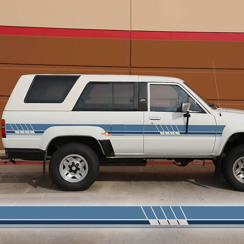 Klassische Old School Vintage Toyota 4Runner SR5 Wagon Seitenstreifen Vinyl Aufkleber Aufkleber
