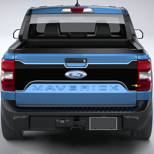 Ford Maverick Tailgate Blackout Graphics Aufkleber Aufkleber
