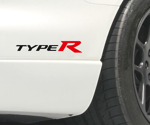 Type R Stil Vinyl-Aufkleber für Honda Civic Accord Integra