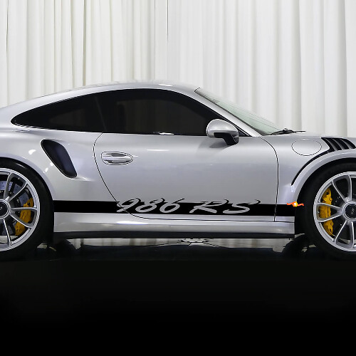 986 RS Seitenstreifen Vinyl-Aufkleber-Set für Porsche 986