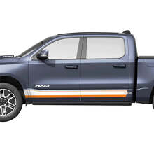 Side Rocker Panel Doors Stripes für Dodge RAM 1500 REV Vinyl Aufkleber Aufkleber Grafiken
 2