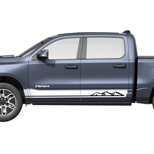 Side Rocker Panel Stripes Mountains für Dodge RAM 1500 REV Vinyl Aufkleber Aufkleber Grafiken
 3