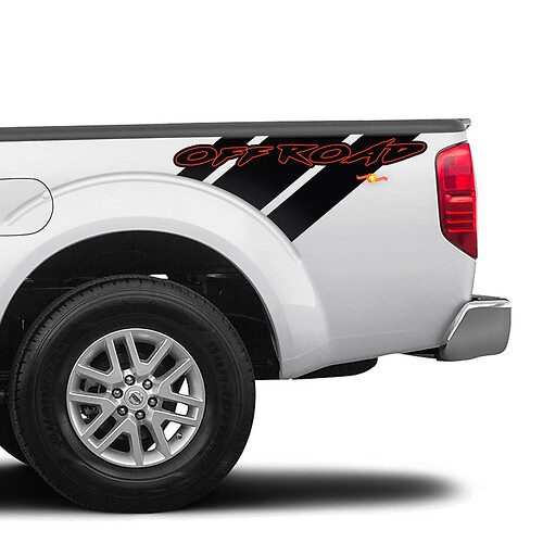 2X Nissan Frontier Off Road Bed Truck Car Vinyl Both Side Sticker Decals GraphicsVehicle Parts & Accessories, Car Tuning & Styling, Body & Exterior Styling!
