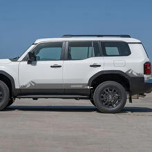 Toyota Land Cruiser Side Rocker Panel Mountains Stripes Aufkleber, Vinyl-Grafikaufkleber
 2