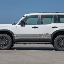 Toyota Land Cruiser Side Rocker Panel Berge Streifen Aufkleber Vinyl Grafik Aufkleber 2
 2