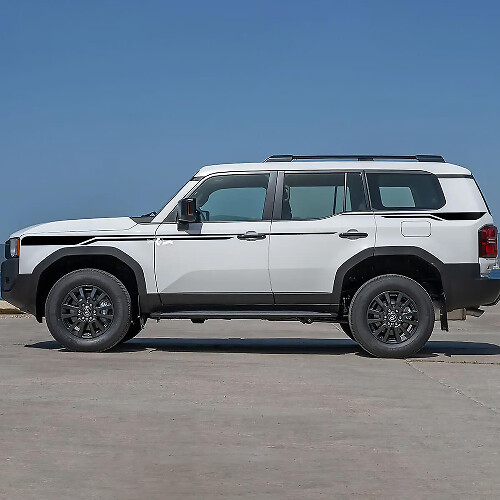 Toyota Land Cruiser Seitenstreifen-Aufkleber, Vinyl-Aufkleber, Grafik
 1