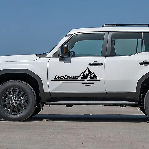 Toyota Land Cruiser Nature Scene Mountains Doors Decals Vinyl Sticker GraphicMöbel & Wohnen, Dekoration, Wandtattoos & Wandbilder!
