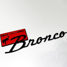 Bronco Wildtrak Fender Badges Heckklappen-Emblem 3D-Abzeichen Schwarz vs. Rot
 4