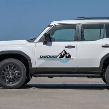 Toyota Land Cruiser Natur Szene Berge Türen Aufkleber Vinyl Sticker Grafik 2
 2
