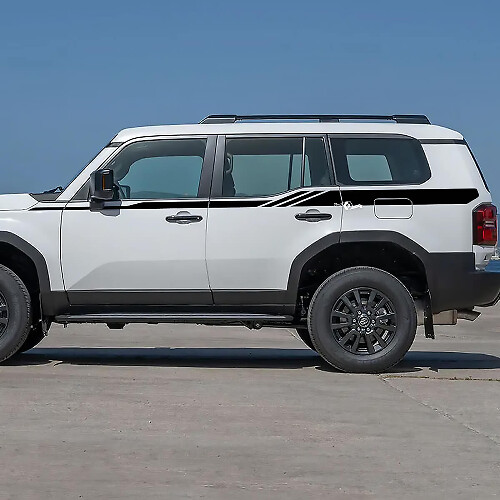 Toyota Land Cruiser Seitentüren Akzentstreifen Aufkleber Vinyl Sticker Grafik 2
