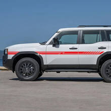 Toyota Land Cruiser Seitentüren Akzentstreifen Aufkleber Vinyl Sticker Grafik 3
 2