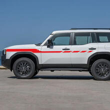 Toyota Land Cruiser Seitentüren Akzentstreifen Aufkleber Vinyl Sticker Grafik 5
 3