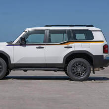 Toyota Land Cruiser Seitentüren Akzentstreifen Aufkleber Vinyl Sticker Grafik 2 Farben
_4