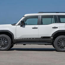 Toyota Land Cruiser Seitentüren Akzentstreifen Aufkleber Vinyl Aufkleber Grafik 2 Farben
 2