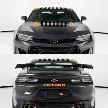 Nascar-Stil Vollsatz Vinylaufkleber für Chevrolet Chevy Camaro 2