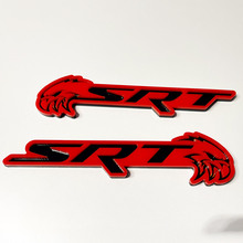 SRT Trackhawk 3D-Abzeichen Black vs Grey Fender Badges Emblem 2
 5