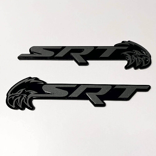 SRT Trackhawk Stil 3D Kotflügel-Abzeichen Emblem
