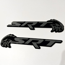 SRT Trackhawk 3D-Abzeichen Black vs Grey Fender Badges Emblem 3
 6