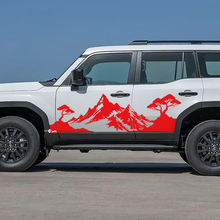 Toyota Land Cruiser Seitentüren Ornament Stil Aufkleber Vinyl Aufkleber Grafik
 3