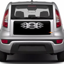Vinyl-Aufkleber für den hinteren Kofferraum für Kia Soul 2
 3