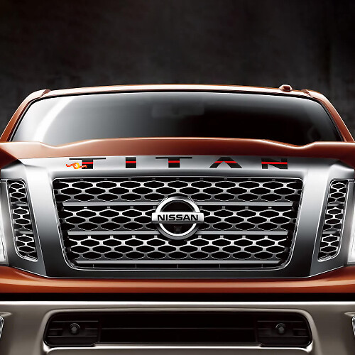 Motorhaube Nissan Titan Logo Vinyl Aufkleber Aufkleber Grafiken 2
