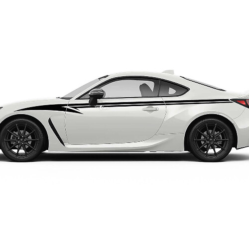 Türseiten-Akzente Rennstreifen Grafiken Aufkleber 3 Für Toyota GR86
