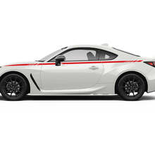 Türseitliche Akzente Rennstreifen Grafiken Aufkleber Für Toyota GR86 3