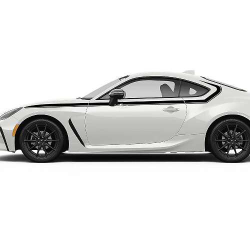 Toyota GR86 Türen Seitenakzente Rennstreifen Grafiken Aufkleber Sticker 2
